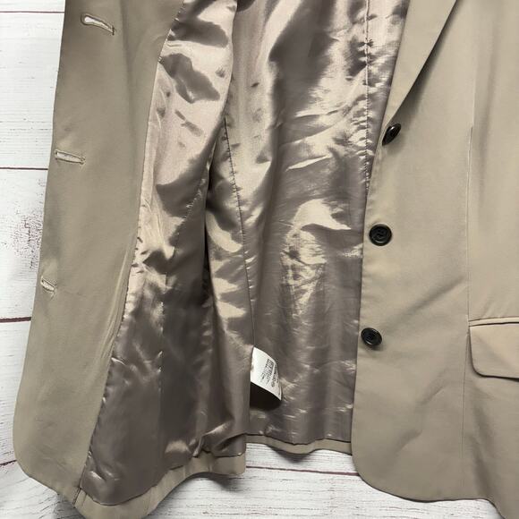 Eddie Bauer tan pumice blazer jacket size 10 - Picture 7 of 15